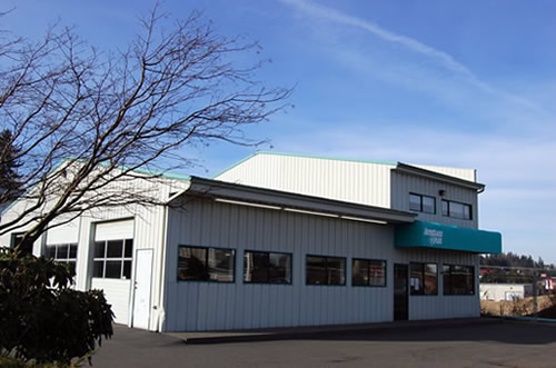 Exterior photograph of our Bremerton shop